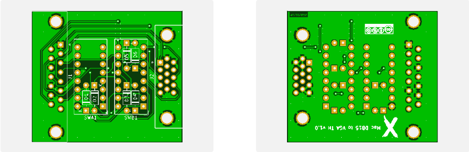 Mac DB15 to VGA v 1.0